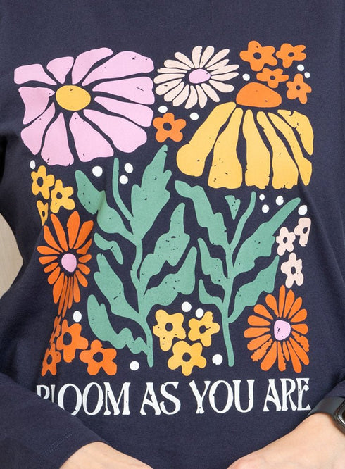 Indigo Printed Long - Sleeve Design 14 - Khotwh